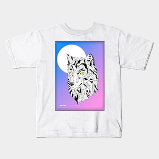 Abstact Wolf Kids T-Shirt